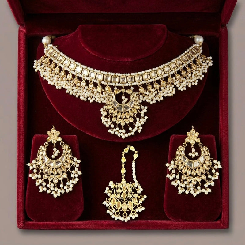 Emerald Meenakari Rani Haar