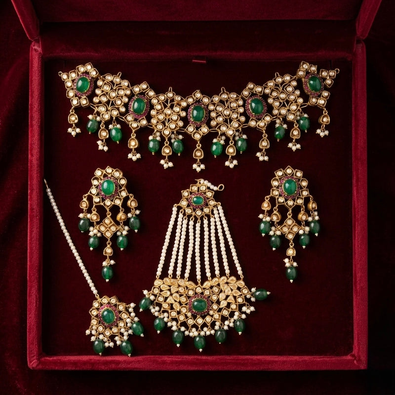 Jhumar Passa Bridal Set