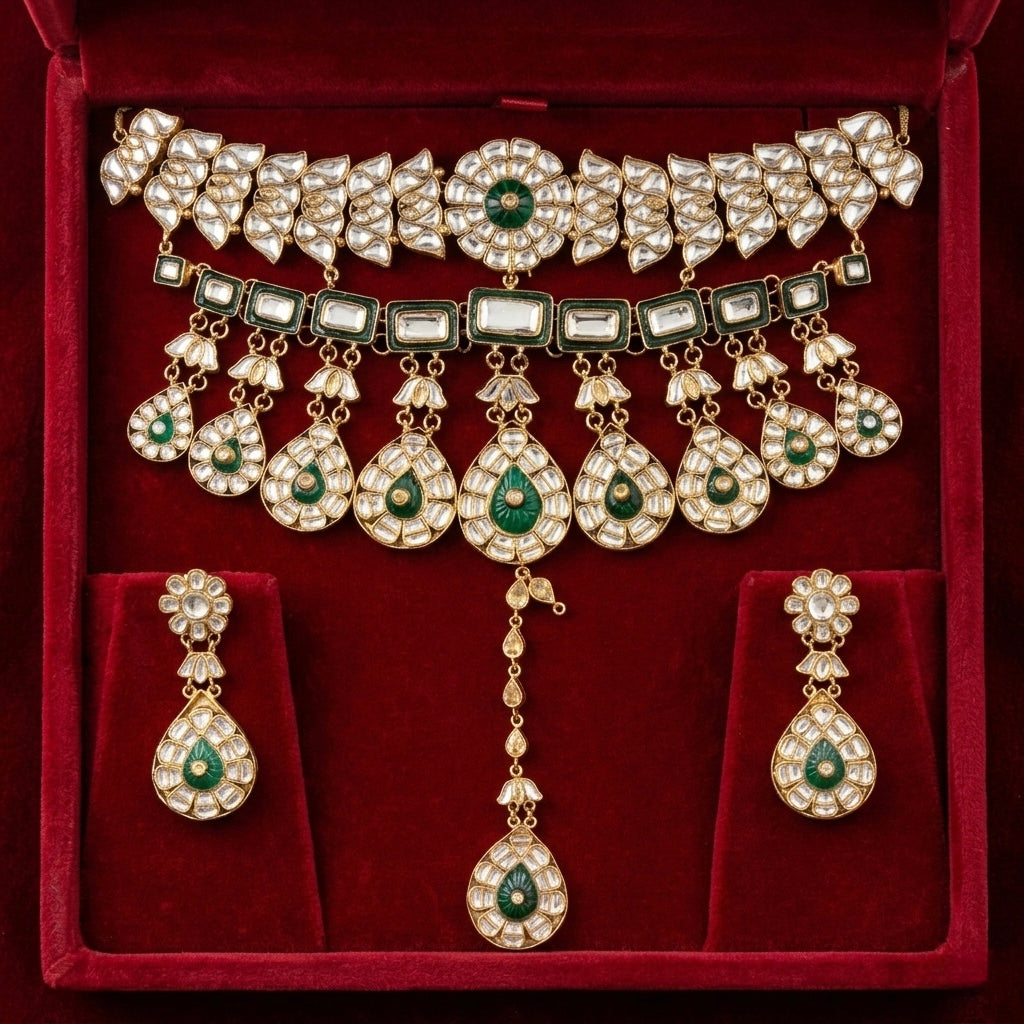 Rajputi choker Set