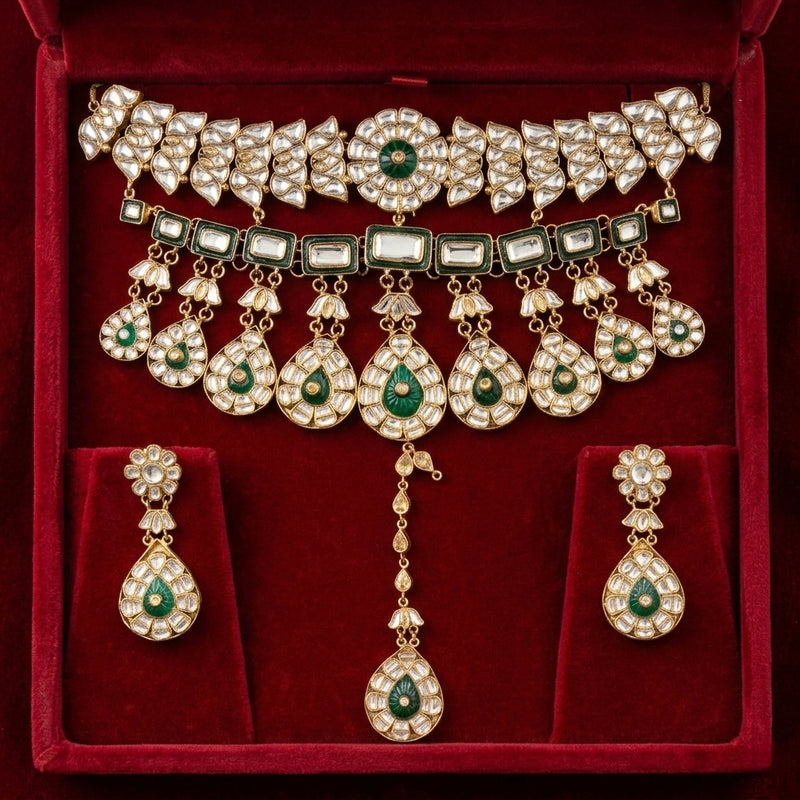 Rajputi choker Set